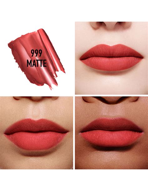 dior lipstick 288|Dior 999 matte vs velvet.